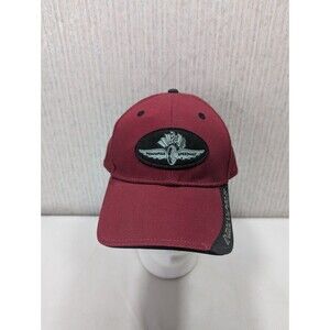 Indianapolis Motor Speedway Red Strap-back Cap Hat Brickyard Authentics